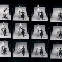 The contact sheet for the Diamond Dogs album cover shoot